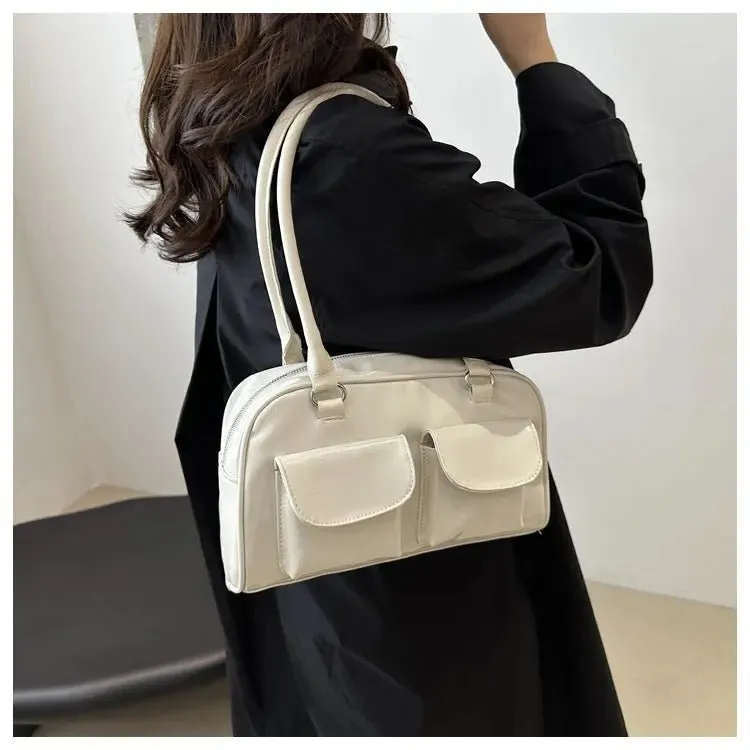 Vanessa |  Classic Patent Shoulder Bag